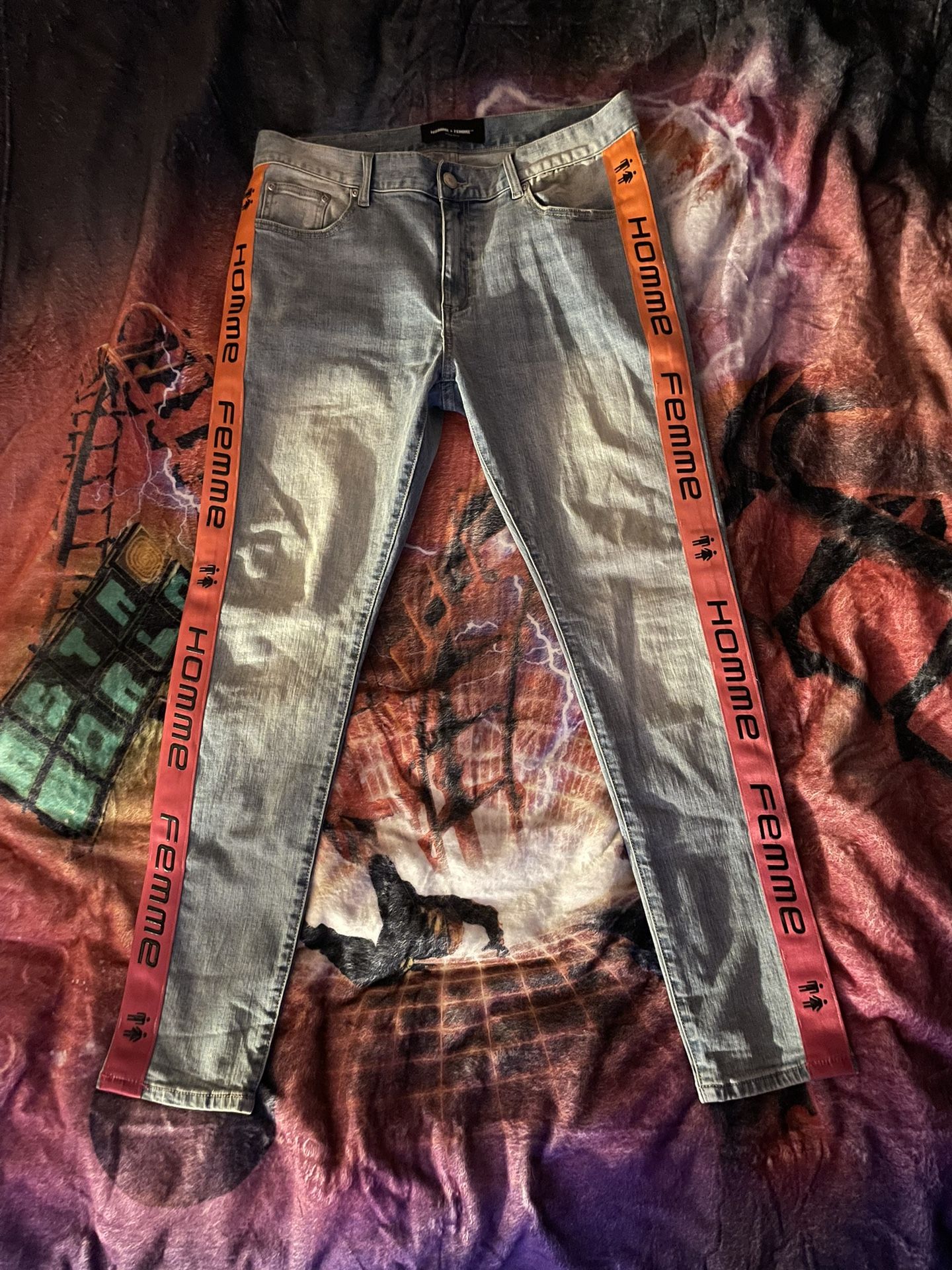 Homme + Femme Designer Jeans Size 36