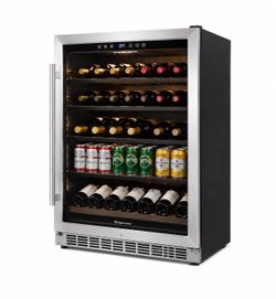 🍷 Kalamera 24” Built-In/Freestanding Beverage & Wine Refrigerator
