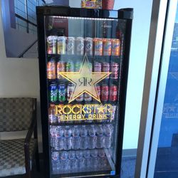 Rockstar Beverage Cooler Refrigerator 