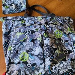 LeSportsac Tote Bag with zippered Pouch 