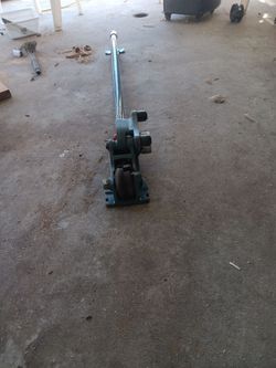 Rebar cutter bender