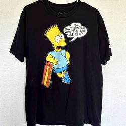 Bart Simpson x NEFF T-Shirt / The Simpsons / Graphic Tee / Large / Streetwear / Men Women Teen Brand