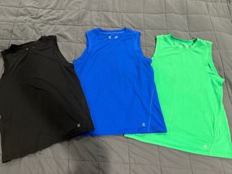 3 boys Xersion 10 / 12 husky Quick Dry training tank tops
