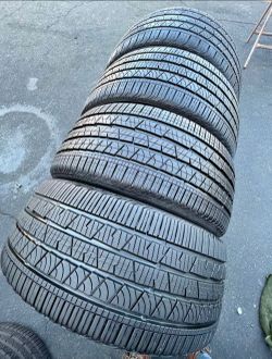 255-45R20 continental tires set of Tires en excelente condición 80%life 😎🏁