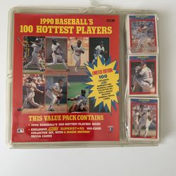 1990 baseballs 100 hottest players. Factory sealed brand new.