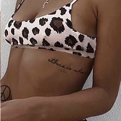 Leopard Print Thong Bikini