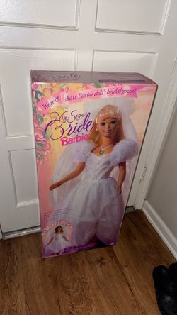 Vintage 1992 My Size Bride Barbie 3ft Doll