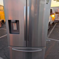 Counter Depth Samsung French Door Refrigerator/3 Months Of Warranty And Free Local Delivery 