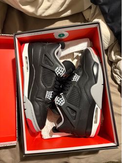 Air Jordan retro 4 bred reimagined size 12