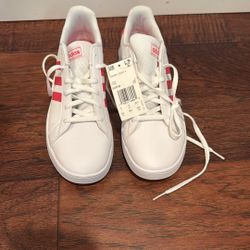 Adidas Grand Court K 6 1/2 Size Tennis Shoes 