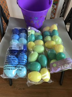 Easter eggs n basket