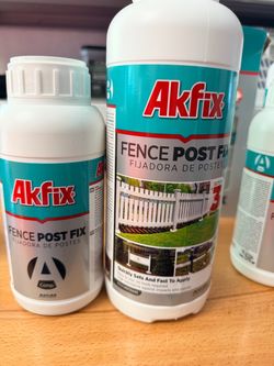 Fence post compound