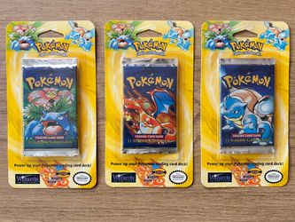 1999 Pokemon Base Set (Shadowless) Blister Packs