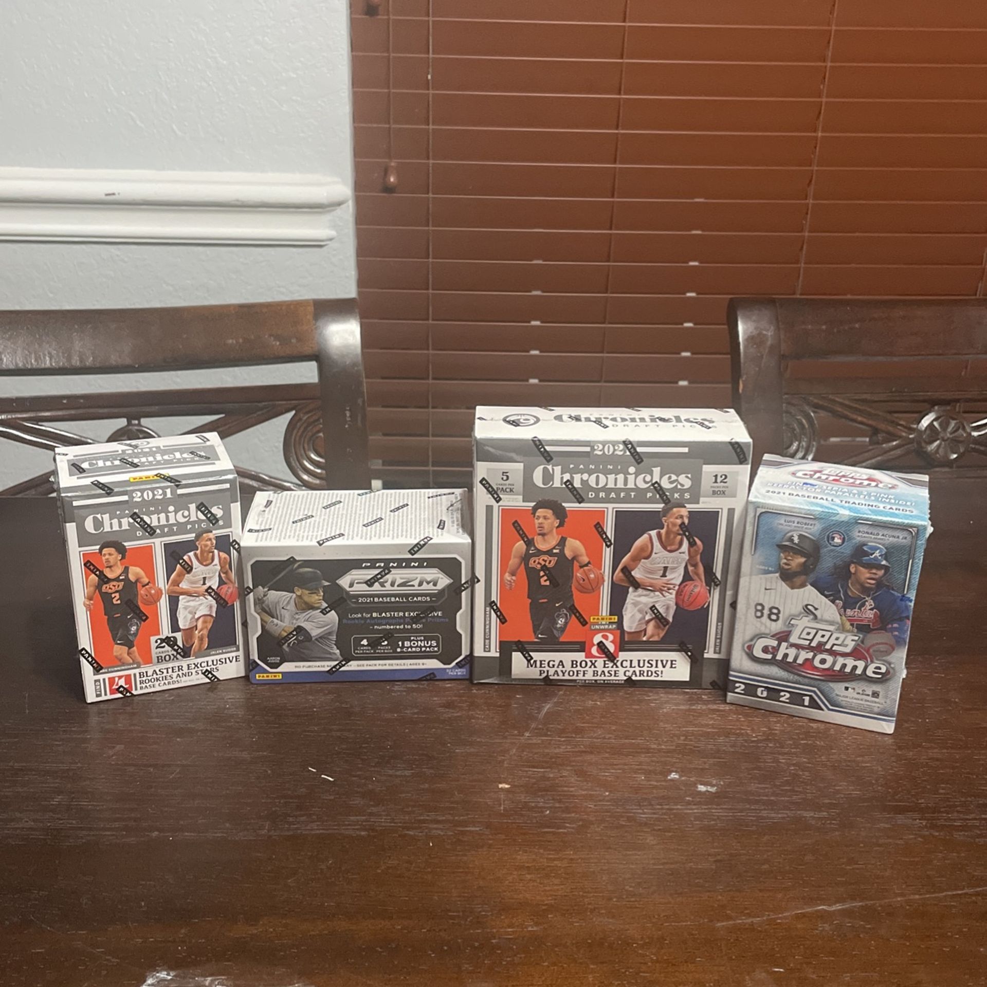 Chronicles Mega, Chronicles Blaster, Prizm Blaster And Topps Chrome Blaster