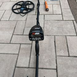 Garrett At Max Metal Detector, Pro pointer & “13 Detech Coil