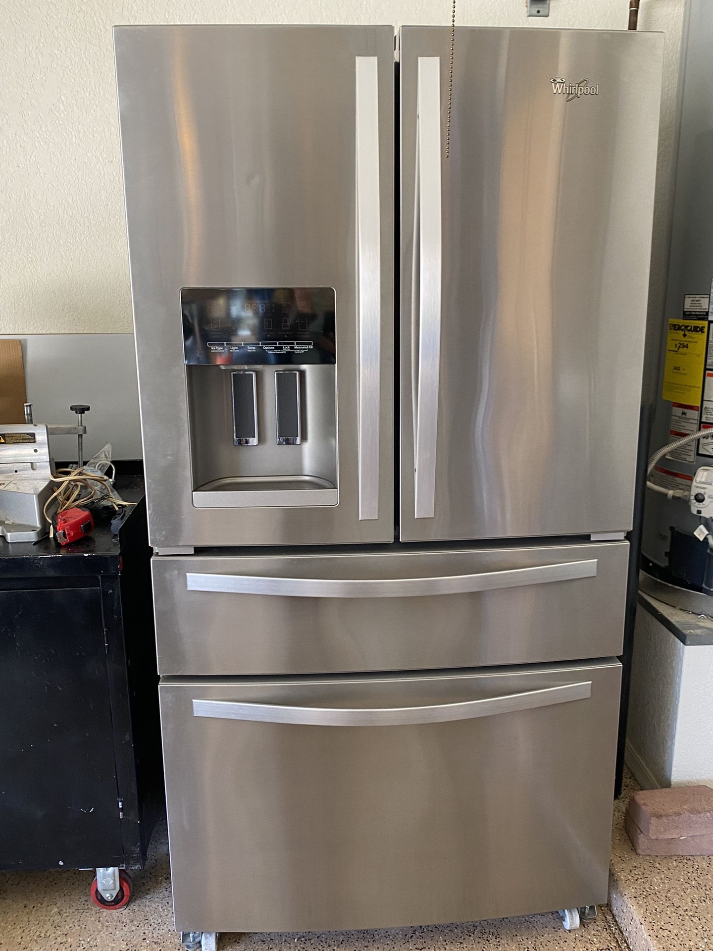 Whirlpool Fridge Double Drawer, Bottom Freezer for Sale in Mesa, AZ