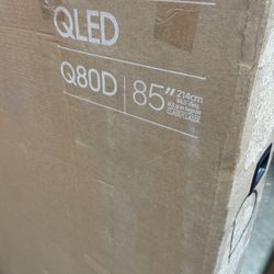 Samsung 85-Inch Class QLED 4K Q80D Series Quantum HDR+ Smart TV w/Dolby Atmos, Object Tracking Sound Lite, Direct Full Array, Motion Xcelerator, Alexa