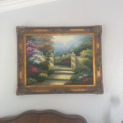 Framed painting