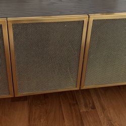 CB2 Trace Wire Mesh Credenza
