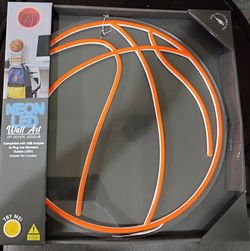 Basketball Neon LED Wall Art