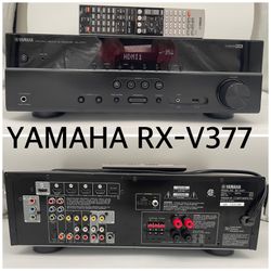 YAMAHA RX-V377 A/V Home Theater Receiver, 4K and 3D video pass-through