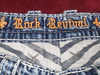 Rock Revival 32x30 Men's Denim Jeans Excellent Condition PRICE Is Firm Cash Only