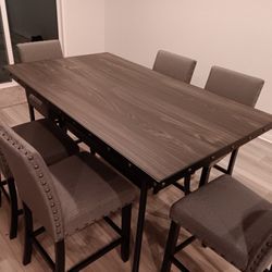7pcs counterheight dining set