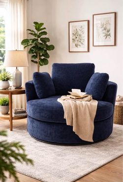 Swivel Barrel Arm Chair