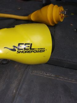 Eel shore power marine cord.