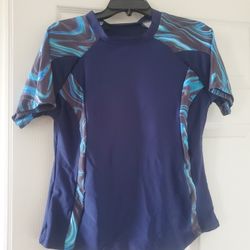 Womens Swim Shirt w/padding NEW 