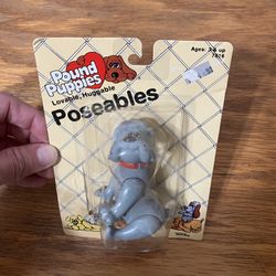 NEW Vintage Pound Puppies Poseables Spaniel Figure 1985 Tonka Toy