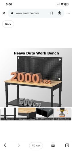 Brand new heavy duty workbench for 140