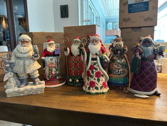 Jim Shore Santa Claus - set of 6 In Box