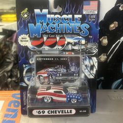 2001 Muscle Machines 1/64 scale 1969 Chevelle no#01-95 