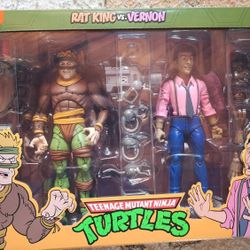 NECA TMNT Rat King and Vernon 2 Pack