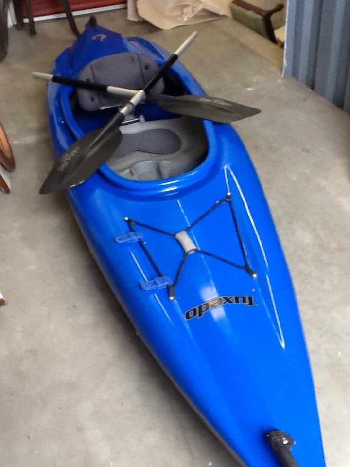 FOR SERIOUS BUYERS ONLY Tuxedo blue kayak