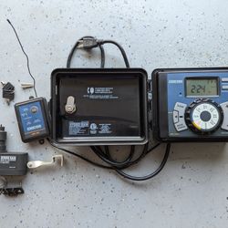 Hydro-Rain Irrigation Controller and Rain Sensor