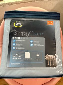 BRAND NEW Serta Twin/Twin XL 2 piece Ducet Set