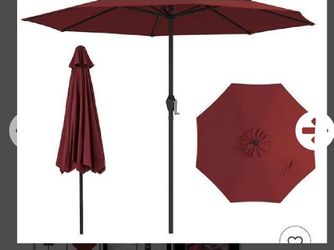 Patio umbrella ( red-wine)