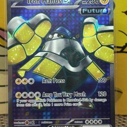 Pokemon Cards Iron Hands ex - 223/182 - SV04: Paradox Rift