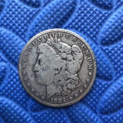 1884-P Morgan Silver Dollar