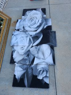 5 piece flower frame