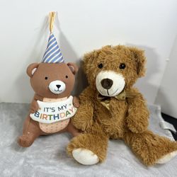 Happy Birthday Teddy Bear Plushies 