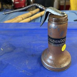 Vintage Golden Rod Oil Can
