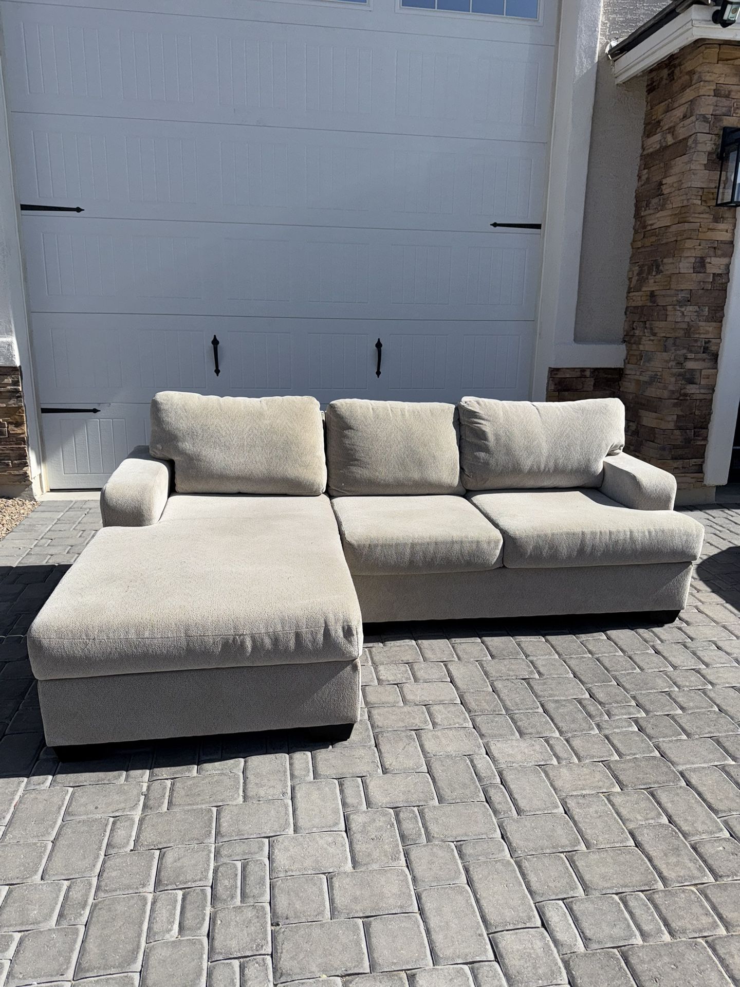 Two Piece Grey Sectional