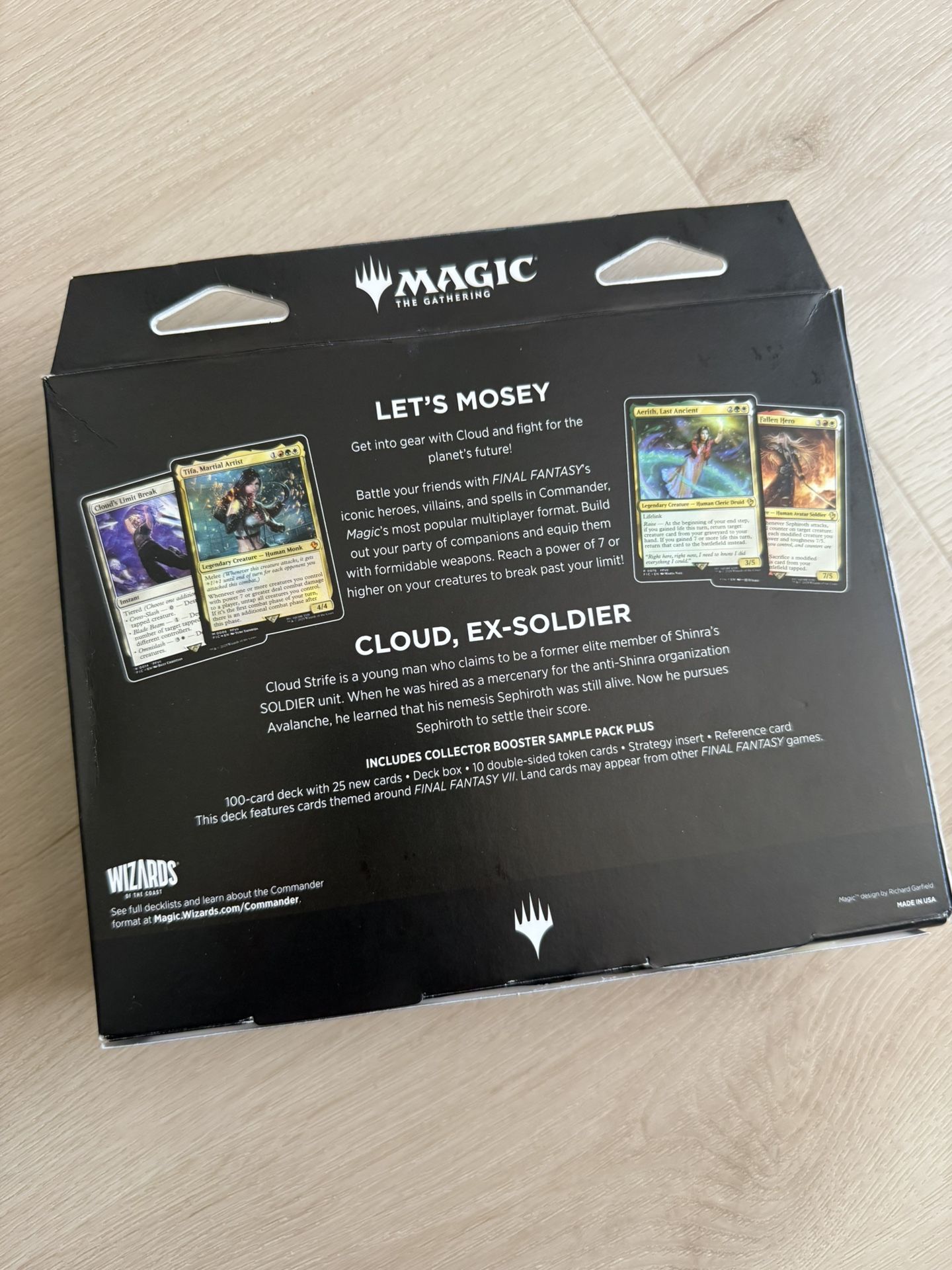 final fantasy 7 collector booster box FIN JP each booster is packed with breathtaking card treatments that add special flair to any collection Magic: The Gathering Final Fantasy