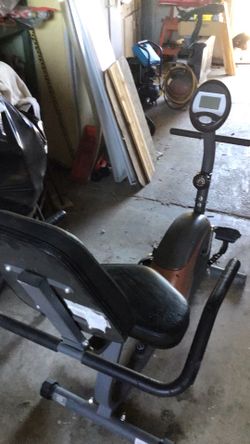 Marcy recumbent bike