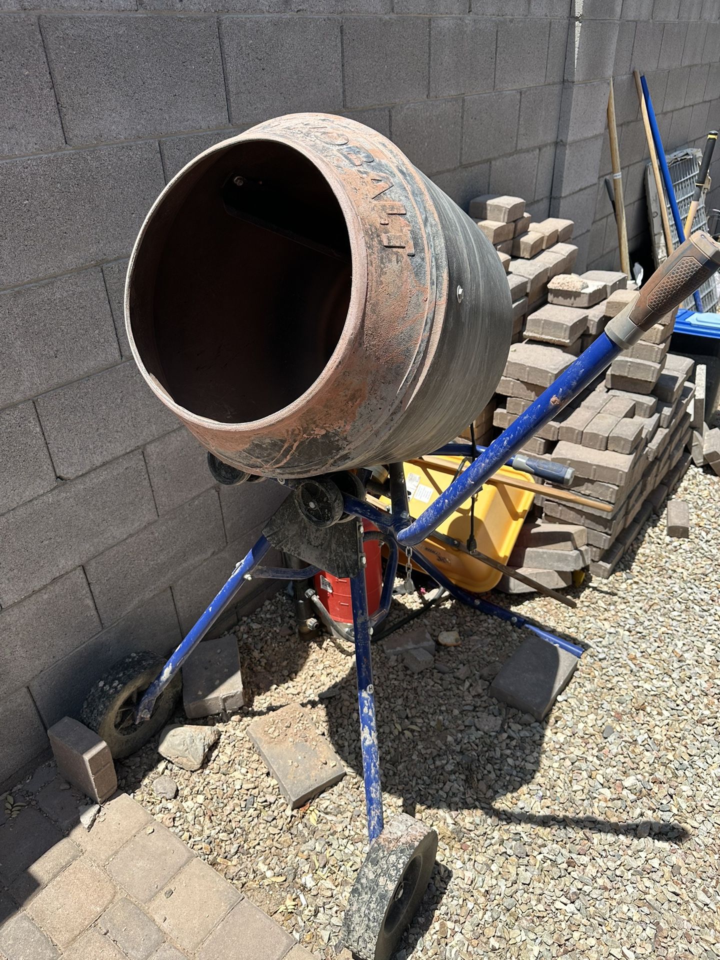 Kobalt 4-cu Ft 0.5 HP Concrete Mixer