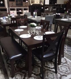 Beautiful dining table espresso finish