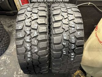 285-70-17LT Hercules Terratrac M/T Used Tire Pair $160 Free  Mounting And Balancing 